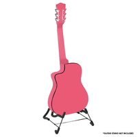 Karrera Childrens Acoustic Guitar Kids - Pink thumbnail