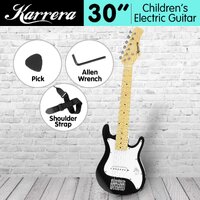 Karrera Electric Childrens Guitar Kids - Black thumbnail