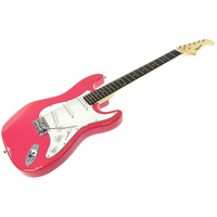 Karrera 39in Electric Guitar  - Pink thumbnail