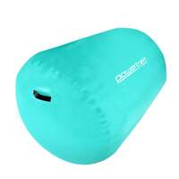Powertrain Sports Inflatable Gymnastics Air Barrel Exercise Roller 120 x 75cm - Green thumbnail