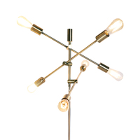 Sarantino 6-Light Metal Sputnik Floor Lamp thumbnail
