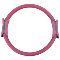 Powertrain Pilates Ring Band Yoga Home Workout Exercise Band Pink thumbnail