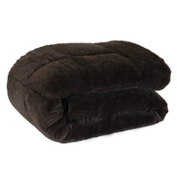 Laura Hill 600GSM Faux Mink Comforter Quilt Duvet Doona - Queen thumbnail