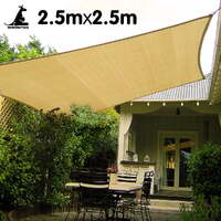 Wallaroo Square Shade Sail 2.5 x 2.5m - Sand thumbnail