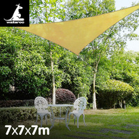 Wallaroo Triangle Shade Sail 7x7x7 - Sand thumbnail