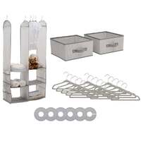 Delta Children 24 Piece Nursery Storage Set - Cool Grey Cool Grey thumbnail