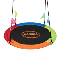 Kahuna Kids 1.2m Tree Saucer Swing Set Round 400kg With Straps Capacity Outdoor thumbnail