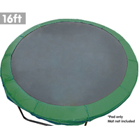 Kahuna 16ft Trampoline Replacement Spring Pad Round Cover - Green thumbnail
