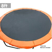 Kahuna 8ft Trampoline Replacement Pad Round - Orange thumbnail