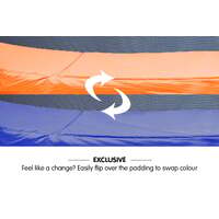 Kahuna 14ft Trampoline Reversible Replacement Pad Round - Orange/Blue thumbnail