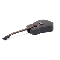 Karrera 41in Acoustic Wooden Guitar with Bag - Black thumbnail