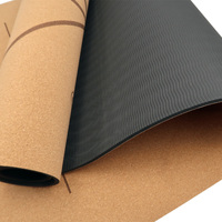Powertrain Cork Yoga Mat with Carry Straps Home Gym Pilates - Body Line thumbnail