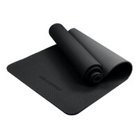 Powertrain Eco-friendly Dual Layer 6mm Yoga Mat | Midnight | Non-slip Surface And Carry Strap For Ultimate Comfort And Portability thumbnail