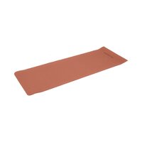 Powertrain Eco-friendly Dual Layer 6mm Yoga Mat | Peach | Non-slip Surface And Carry Strap For Ultimate Comfort And Portability thumbnail