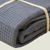 Cotton Woven Waffle Blanket 228 x 228 cm thumbnail