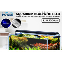 11W Aquarium Blue White LED Light for Tank 50-70cm thumbnail