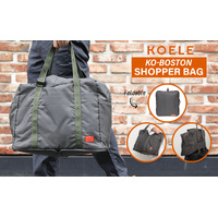 Shopper Bag Travel Duffle Bag Foldable Laptop Luggage Nylon KO-BOSTON KHAKI thumbnail