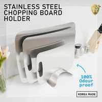 Stainless Steel Chopping Cutting Board Holder Stand Rack thumbnail