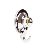 4PC Suction Hook Removable 72mm CHROME thumbnail