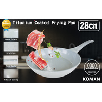 KOMAN Shinewon Vinch IH Frypan Frying Pan 28cm Non-stick Induction Ceramic GREY thumbnail