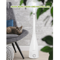 2X SANSAI Air Humidifier Ultrasonic Cool Mist 3.3L WHITE thumbnail