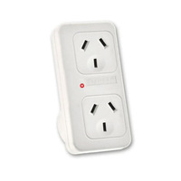 2X Sansai Power Adaptor Double Vertical thumbnail