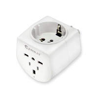 2X Sansai International Universal 2-Way Travel Adaptor to Australia/NZ thumbnail
