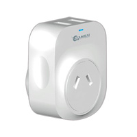 2X Sansai Travel Adaptor 2 X USB - Japan thumbnail