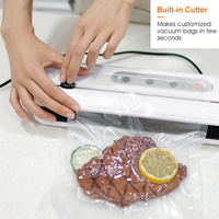 SANSAI 110W Vacuum Food Sealer Fresh Storage Sous Vide WHITE thumbnail