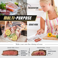 Kitchen Vacuum Food Sealer Sous Vide Machine 100W WHITE thumbnail