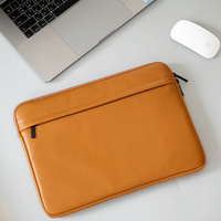 13 inch Laptop Sleeve Padded Travel Carry Case Bag M size ERATO BROWN thumbnail