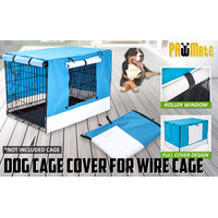 Cage Cover Enclosure for Wire Dog Cage Crate 36in BLUE thumbnail