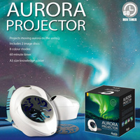 Aurora Projector Moving Night Light 8 Colour Mode - Kids Learning Toy thumbnail