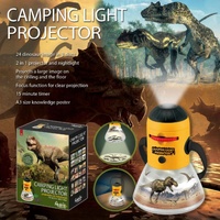 Dinosaur Mini Night Light Camping Projector - Lantern Torch Kids Learning Toy thumbnail