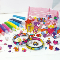 Colorato Trendy Jewellery Glass Art Deco - DIY Craft Kit for Kids Painting Set thumbnail