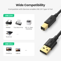 UGREEN USB 2.0 A Male to B Male Printer Cable 5m (Black) 10352 thumbnail