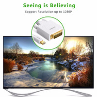 UGREEN Mini DP to DVI cable 3M (10425) thumbnail