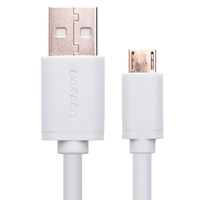 UGREEN Micro USB Male to USB Male cable Gold-Plated - White 2M (10850) thumbnail