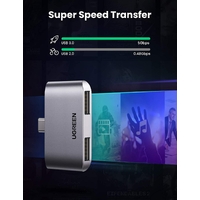 UGREEN 10912 USB-C to USB 3.0 x2 Adapter thumbnail