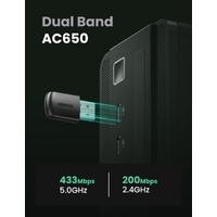 UGREEN 20204 AC650 Dual Band USB WLAN Adapter thumbnail