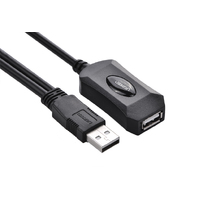 UGREEN USB 2.0 Active Extension Cable with USB Power 5M (20213) thumbnail