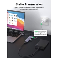 UGREEN 20805 USB 3.0 4-Port Hub with USB-C Power Port thumbnail