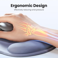 UGREEN 25243 Ergonomic Mouse Pad with Wrist Rest Green thumbnail