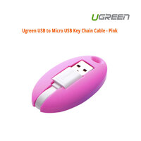 UGREEN USB to Micro USB Key Chain Cable - Pink (30310) thumbnail
