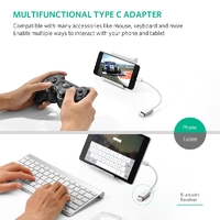 UGREEN USB Type-C Male to USB 3.0 Type A Female OTG Cable - White 15CM (30702) thumbnail