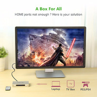 UGREEN HDMI 3 x 1 Switch Zinc Alloy (40278) thumbnail