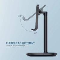 UGREEN 60324 Adjustable Desktop Phone Stand (Black) thumbnail