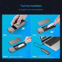 Ugreen M.2 B-Key Hard Drive Enclosure (6Gbps) 60355 thumbnail