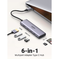 UGREEN 60383 Premium 6-in-1 USB-C Hub thumbnail