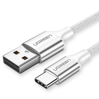 UGREEN 60409 USB-A to USB-C Charging Cable 3M (Silver White) thumbnail